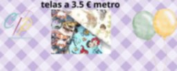 OFERTÓN !! telas a 3.5 € metro 